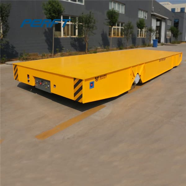 electric flat cart for steel rolls warehouse 25 tons